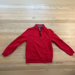 IZOD Advantage Performance Quarter-Zip Sweatshirt – Red – Size M (Slim Fit)